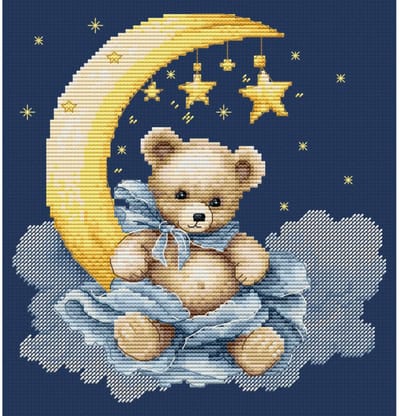 Borduurpakket Luca-S - The Universe of a Teddy Bear - Het Universum van de Teddybeer - B1436