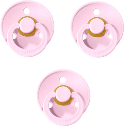 BIBS Fopspeen 6-18 mdn - Baby Pink (3 stuks)