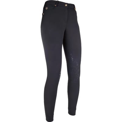 Rijbroek mid grip dames HKM LG Basic