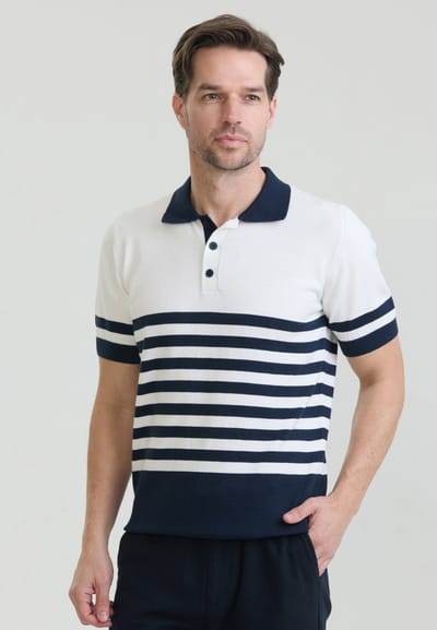 Felix Hardy Polo Shirt Korte Mouwen 100% Katoen Heren Ecru - 2Xl
