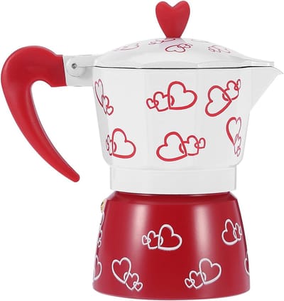 Duurzame Moka Pot voor Espresso en Cappuccino, Lichtgewicht Koffiemaker voor Thuis en Kantoor, Perfect voor Latte en Koffiezetten