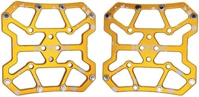 Fiets Pedalen - Pedaal Aluminium - Fietsen - Schokbestendig Slijtvast - 4 stuks - Goud