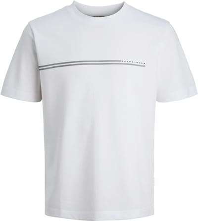JACK&JONES - JCOFUSION CHEST BRAND TEE SS CREW NOOS - Jongens - T-shirts