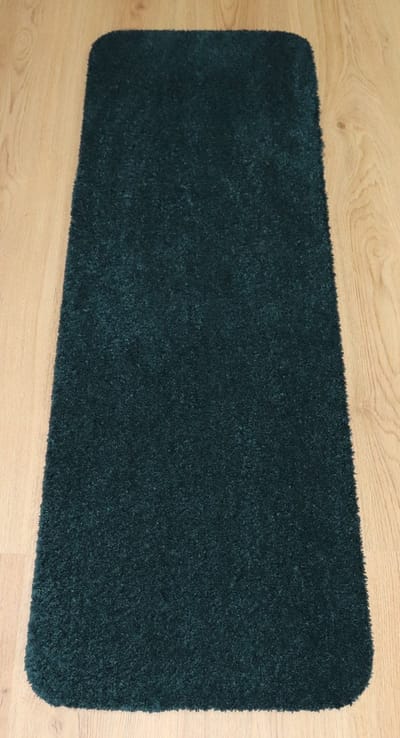 PRIMA - Soft - Wastafelmat - Badmat - donker groen - 40x120cm - antislip