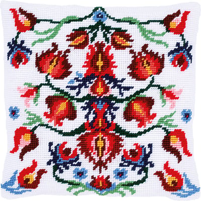Vervaco - Penelope kussen kit - Folklore - PN-0168442 - Borduren - Borduurpakket - Borduurpakket volwassenen - Borduurpakket kind