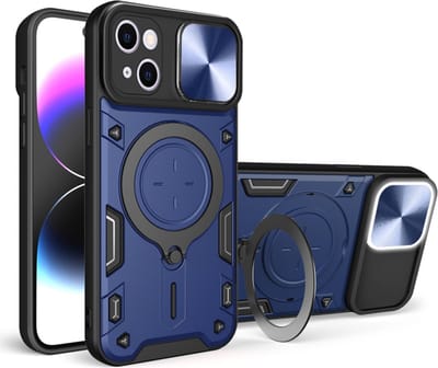 Hoesje geschikt voor Apple iPhone 16 Plus - Techsuit CamGuard Pro Back Cover - Blauw