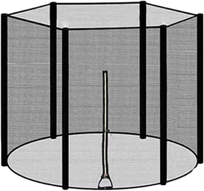 Trampoline Veiligheidsnet - Vervangend Net - Veilig Spelen - UV Bestendig - 24 m - Zwart