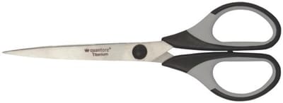 Schaar Quantore 170mm titanium soft grip handvat | 12 stuks