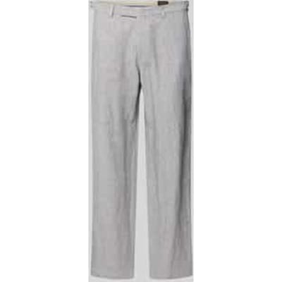 Gardeur Broek Loretoo Fine Linen Dry Cool Touch Elevated Wearing Comfort Licht Grijs / male