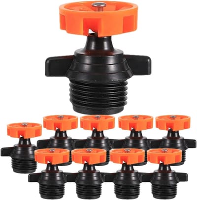 Tuinsproeiers Set - Water Sproeiers Gazon - Tuin Bewatering - 360 Graden Rotatie - 10 Stuks - Oranje