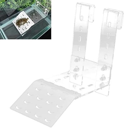 Dailygoods- Zonneplatform met zuignappen - Schildpad-aselplatform - Acryl - Schildpadden-klimterras - Eenvoudig te installeren - Hoge toepasbaarheid - Schildpadplatform