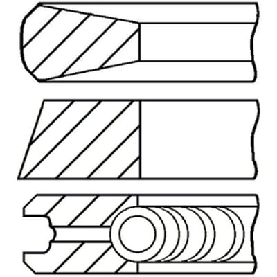 Goetze Engine Zuigerveren set GOETZE 08-136500-30