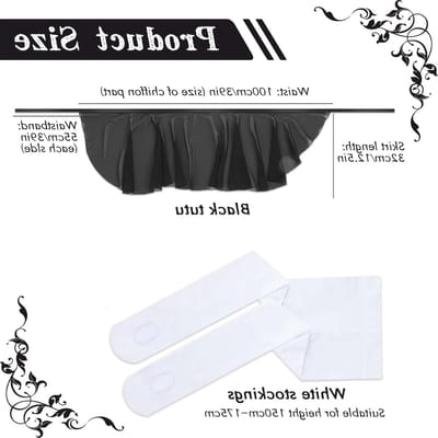 Verstelbare Chiffon Balletrok voor Dames - Elegante Dansrok met Taille Strik - Ideaal voor Gymnastiek en Ballet