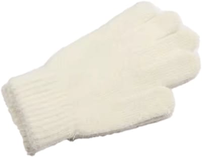 CHPN - Witte Dames handschoenen - Wollen handschoenen - Warme handen - Handwarmers - Wit - One size - White gloves