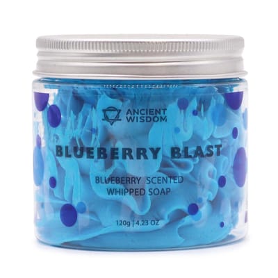 Blauwe bessen slagroomzeep 120g