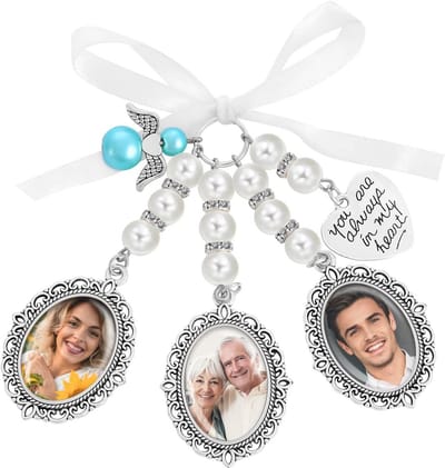 Bruiloft Boeket Charm met Foto Lijst – Verjaardag Foto Bedels voor Bruidsboeket