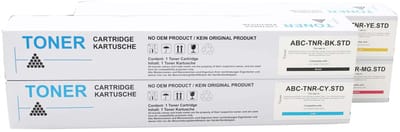 Konica Minolta TN-221 - Toner Multipack 4-delig - 1x Zwart, 1x Cyaan, 1x Magenta, 1x Geel - Huismerk Compatible - Geschikt voor Konica Minolta Bizhub C 227 Konica Minolta Bizhub C 287