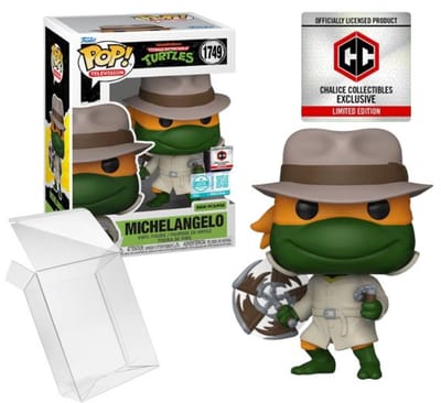 Funko Pop! Television: Teenage Mutant Ninja Turtles - Michelangelo #1749 Chalice Collectible Exclusive (9500 Pcs Limited Edition)