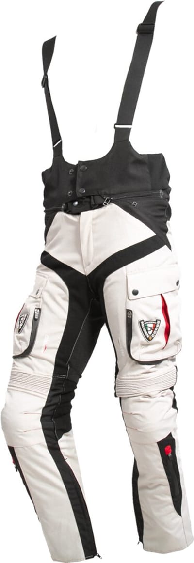 MUGENRACE Viaggiare-D Dames Zwart Beige Waterdichte Textielbroek - Broek