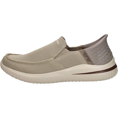 Skechers Slip-Ins: Delson 3.0 Sportief - Beige - Maat 39.5