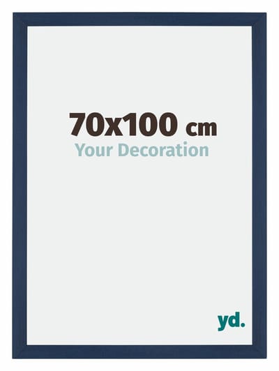Your Decoration - Puzzellijst 70x100 cm - Donkerblauw Geveegd - Puzzellijst 1500-2000 stukjes - MDF Fotolijst - Mura