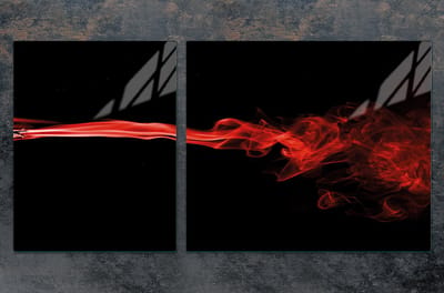 TMK ArtDeko - Serie - Glasplaat Snijplank - 40x60x52 cm - Zwart
