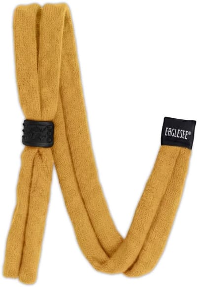 Brillenketting Katoen - Brilhouder Koord - Dagelijks Gebruik - Verstelbare Pasvorm - 35-65 cm Lengte - Geel