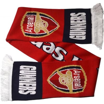 Arsenal FC Gunners Sjaal One Size wit/rood