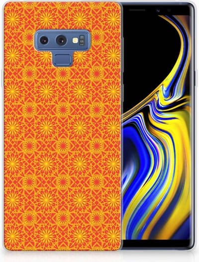 Samsung Galaxy Note 9 TPU bumper Batik Oranje