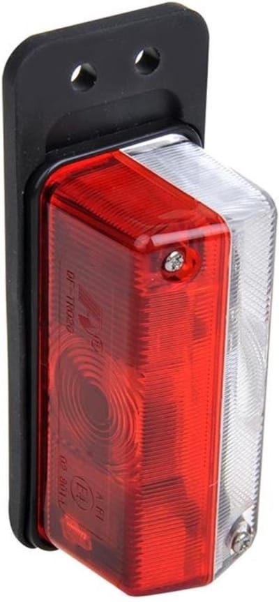 ProPlus Breedtelicht op houder - rood en wit - 92 x 42 mm - 12V - incl. gloeilampje