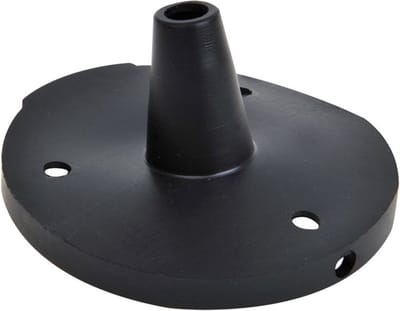 ProPlus Ronde afdichtingsrubber voor stekkerdoos - Ø 74 mm - zwart - blisterverpakking