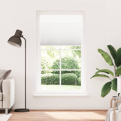 vidaXL - Plissé - rolgordijn - 105x200 - cm - stofbreedte - 104,4cm - polyester - wit