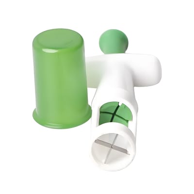 1 stuks Multifunctionele Creatieve Druiven Snijder Kersen Perzik Tomaat Klein Fruit Ontpitter Snijder Keukengereedschap groen