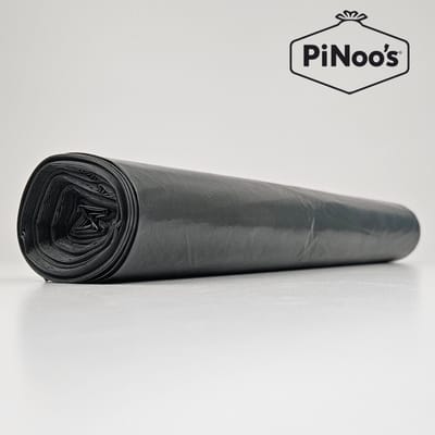 Grijze Vuilniszakken 120 Liter | 4 rollen à 15 zakken - Gerecycled LDPE-plastic | T70 | 85x100 cm - Vuilniszakken 120L, Restafvalzakken 120L, Dikke afvalzakken 120L (08510003170)