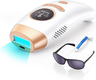 DailySupplies® Laser Ontharingsapparaat - IPL Ontharing - Mannen & Vrouwen - Roségoud en Wit