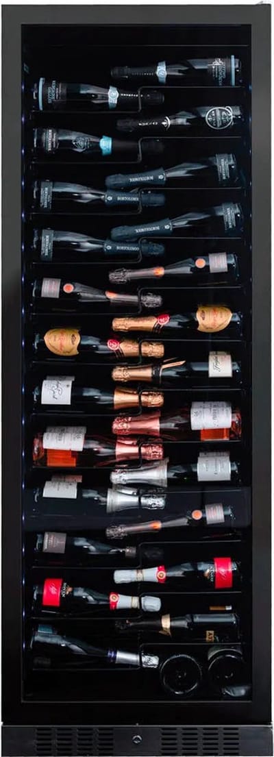 Dunavox Sera-143 Wijnkoelkast DX-143.468MB 1 Zone Mat Zwart Mat Zwart