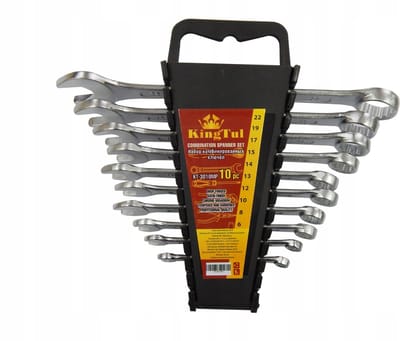 Kingtul KT-3010MP Serie - Ringsleutelset - 10-delig - Roestvrij - Chroom-vanadiumstaal
