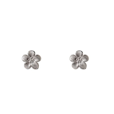 Go Dutch Label Oorknoppen Daisy Stud Zilverkleurig