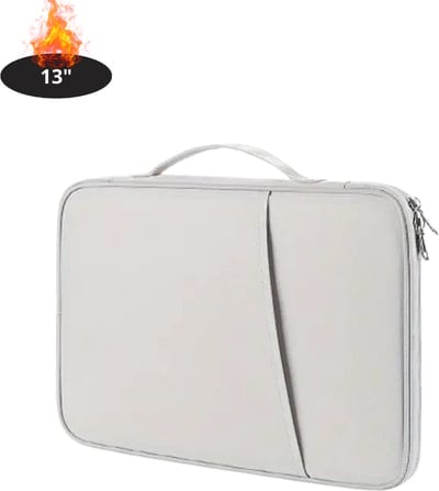 Nivard Laptoptas Krasbestendig - Laptop Sleeve - Rugtas - Schoudertas - Laptoshoes - Kantoortas - Dames & Heren - 13 Inch - Wit