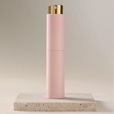 Flacon de parfum rechargeable de 10 ml avec revêtement en verre, vaporisateur cosmétique, flacon vide de voyage, sous-bouteille, atomiseur d'eau rose