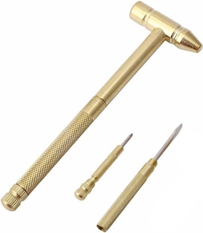 Multifunctionele 5-in-1 Micro Hamer Set met Dual Head en Schroevendraaier voor Reparatie van Sieraden en Horloges