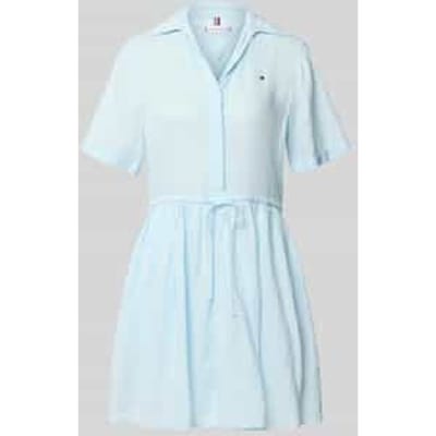 Korte Jurk Tommy Hilfiger ESS LINEN SHORT SS DRESS
