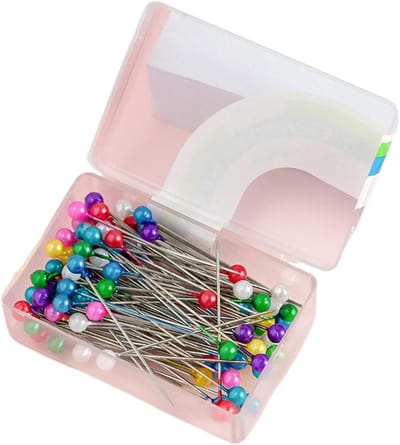Rechte Spelden - Naaispelden - Handwerk Decoratie - Geparelde Kogelkop - 100 Stuks - Gekleurd
