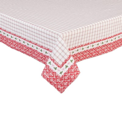 Katoenen 100 x 100 Tafelkleed rood - NCT01