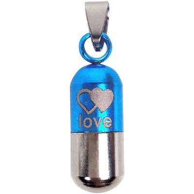 Kat ID-tag Holle decoratieve roestvrijstalen hond Kat ID-tag Adreslabel Opslagcapsule Huisdieraccessoires