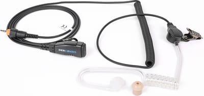 DerComms® Security oortje voor de Motorola CLP446 en CLK446