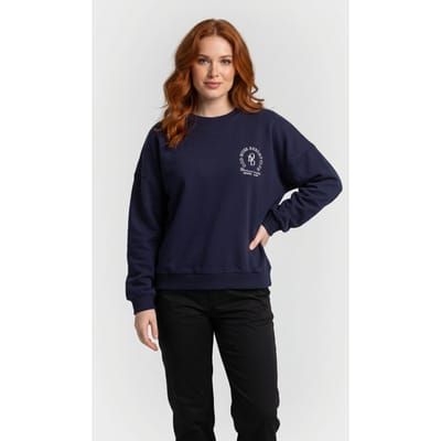 Odd Muse Resort Club Sweatshirt Navy Maat: M | Sweaters Outlet | Dames | Blauw