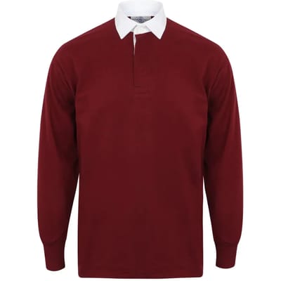 Polo met lange mouwen Front Row Plain Rugby