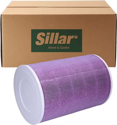 Sillar, HEPA-filter voor luchtreiniger, antibacterieel, filter met actieve kool, geschikt voor Xiaomi Mi Purifier, vervanging voor Xiaomi Mi Purifier H13, voorzien van RFID-chip, 1 stuk