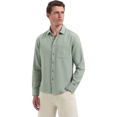 Dstrezzed Ds-axton Shirt Lily Pad Größe: M | Casual hemden Outlet | Herren